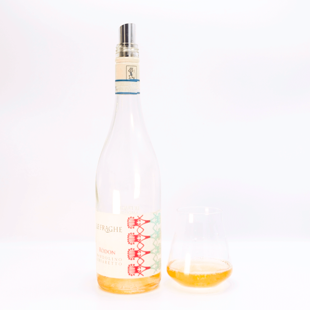 Le Fraghe Rodon Chiaretto di Bardolino bottle, rose wine, Bardolino, Italy