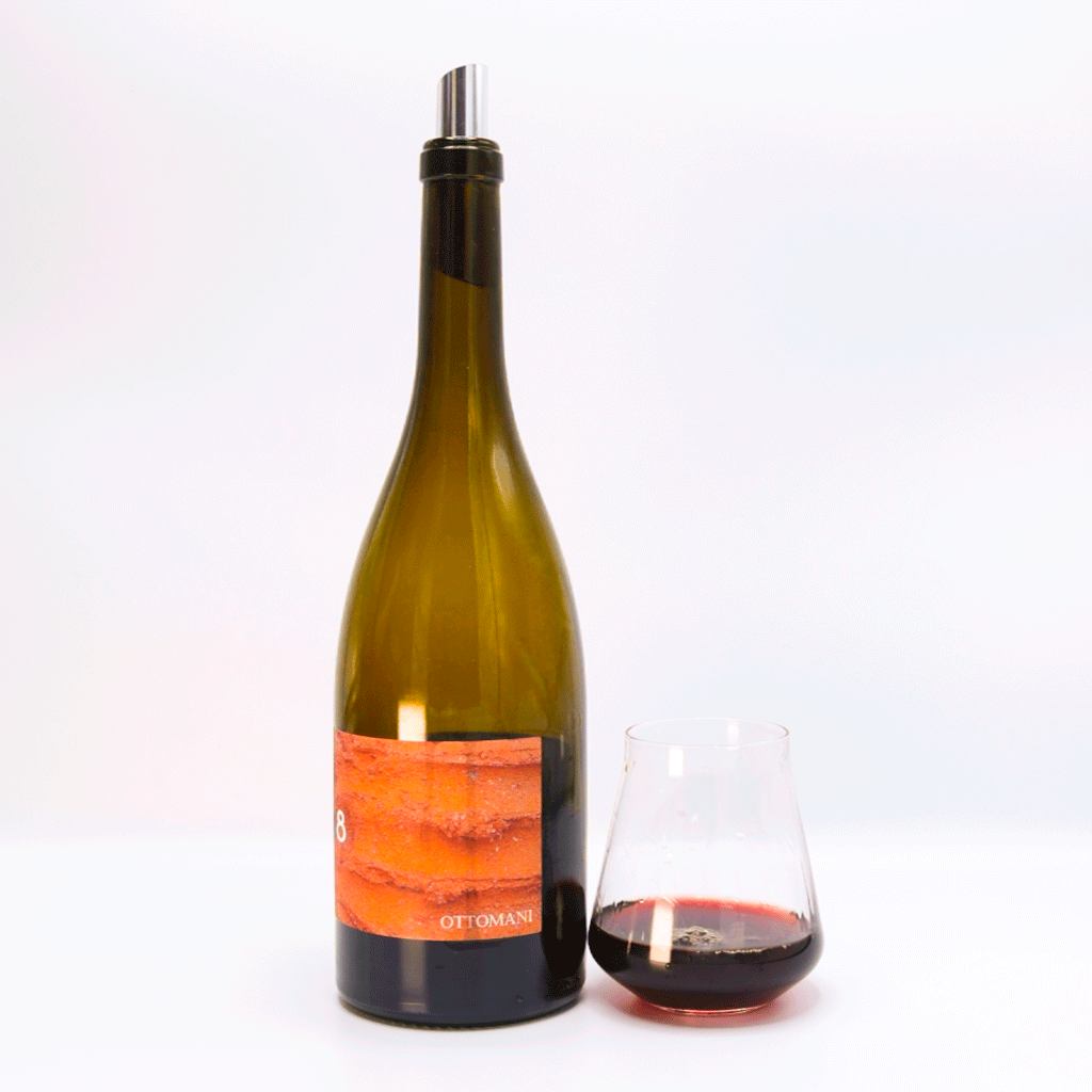 Ottomani Sangiovese Amphora Ferment Red Wine bottle, Tuscany, Italy