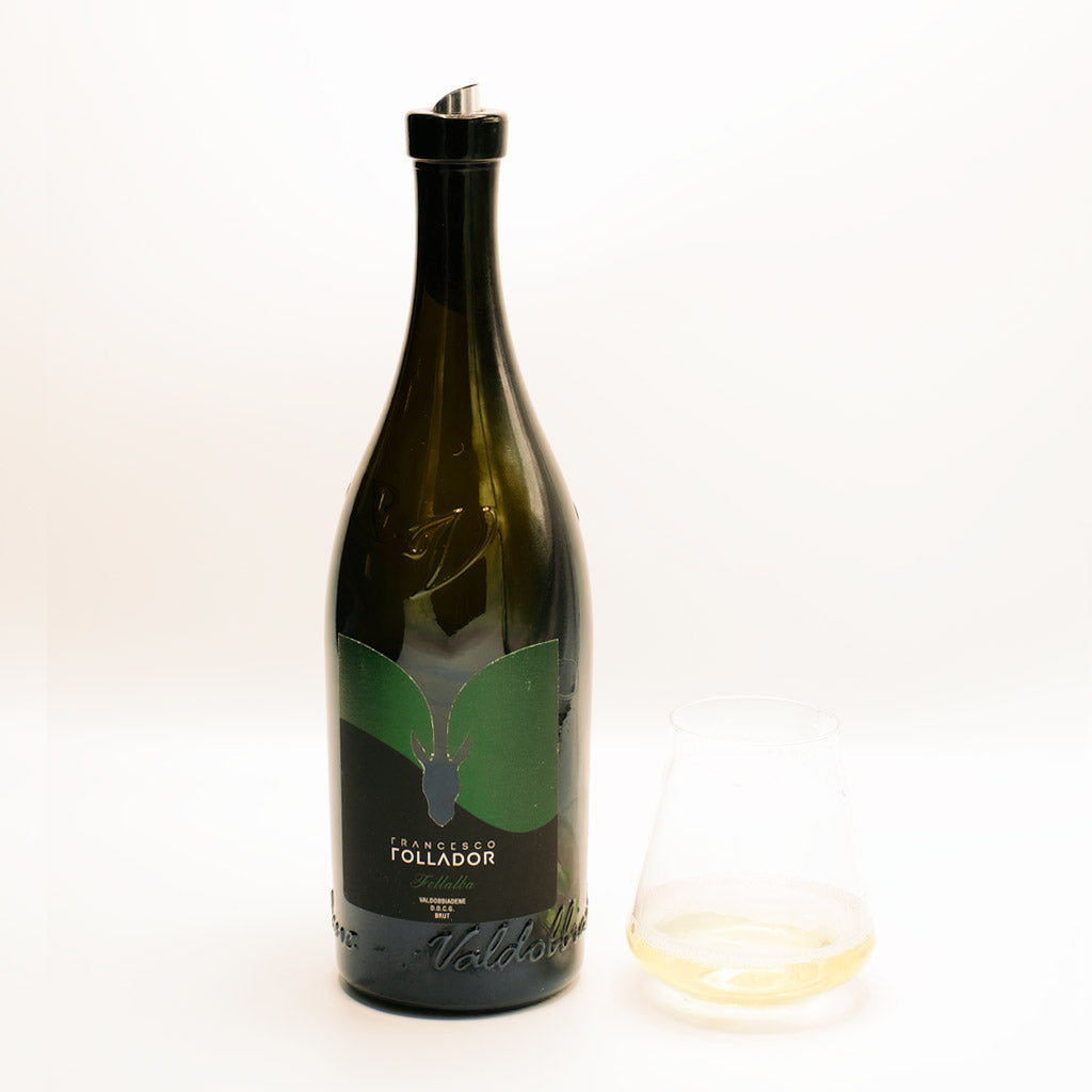 Follador Brut Prosecco Bottle, Sparkling Wine, Valdobbiadene, Italy