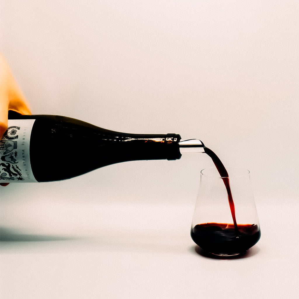 Guthrie Family Wines Electric Syrah Red Wine Bottle Pouring into glass USA Napa