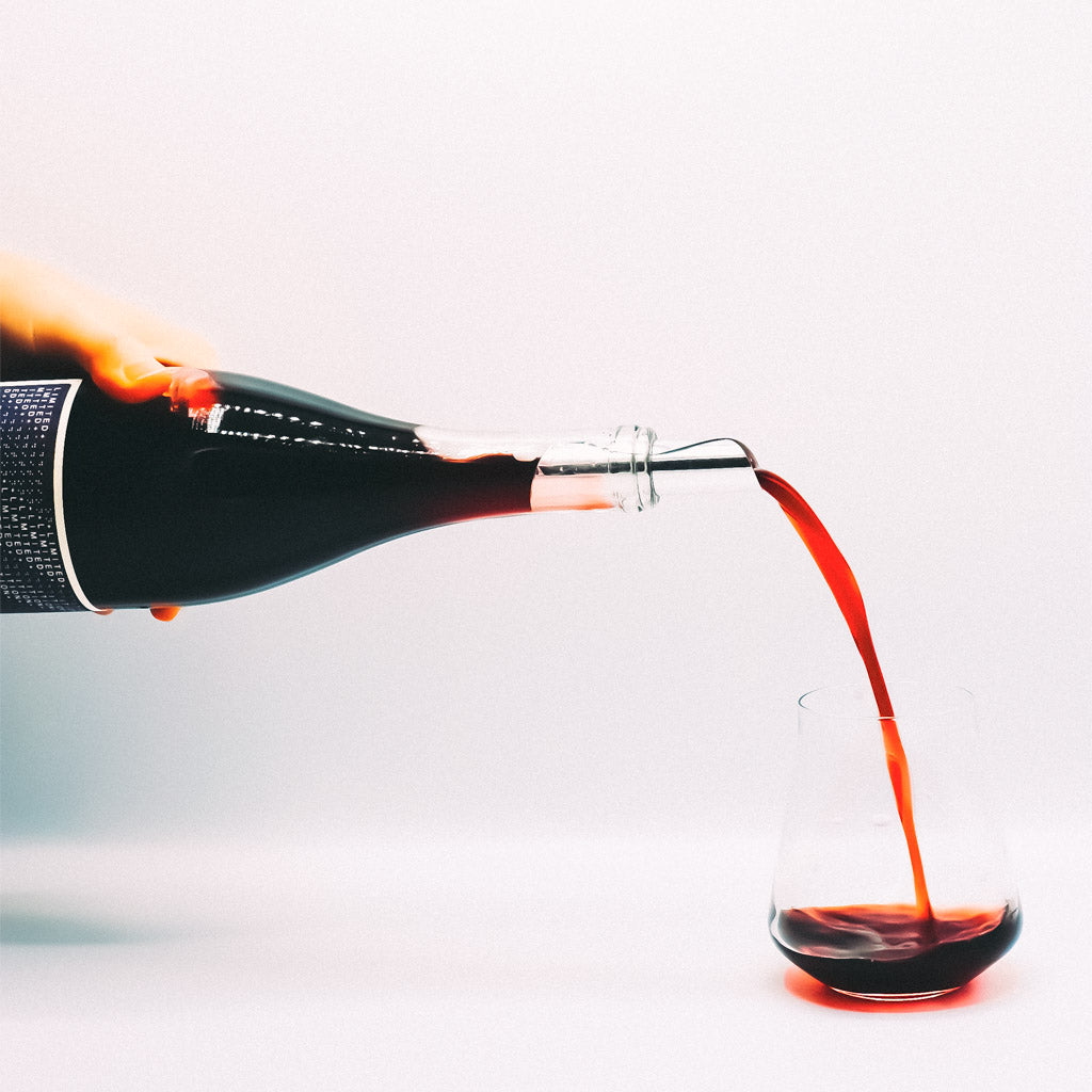 Limited Addition Cabernet Franc Field Blend Red Wine Pouring into glass