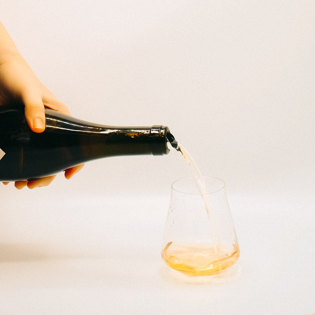 Thorne and Daughters Paper Kite Semillon Bottle pouring into glass White Wine, South Africa